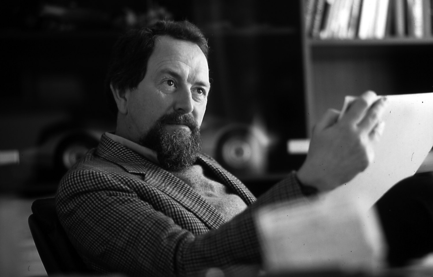 Ferdinand Alexander Porsche in his studio in Zell am See